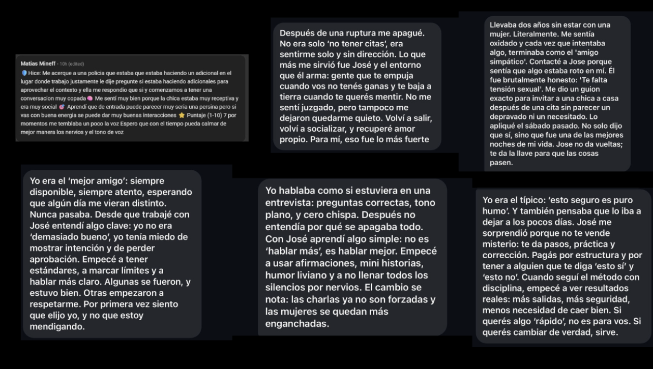Más capturas de resultados y experiencias de alumnos
